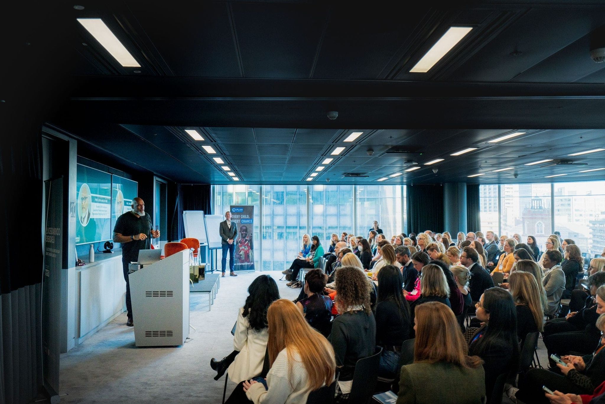 John Amaechi speaking at the Courageous Leaders 2024 event