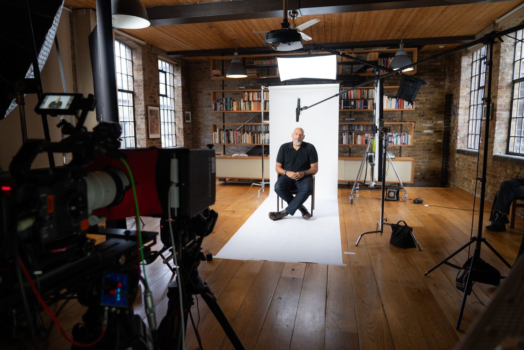 John Amaechi behind the scenes at Big Think Plus