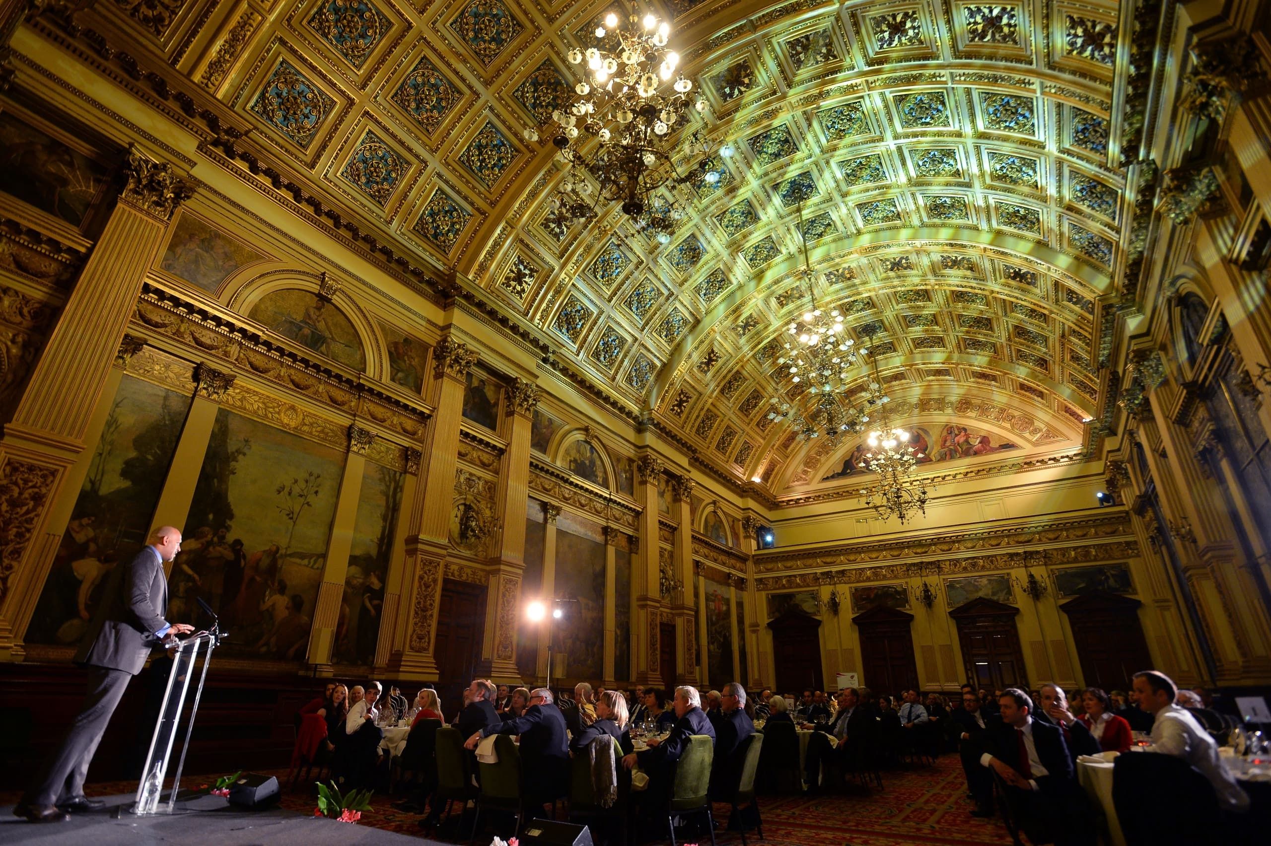 John Amaechi giving a speech at the Paralympics