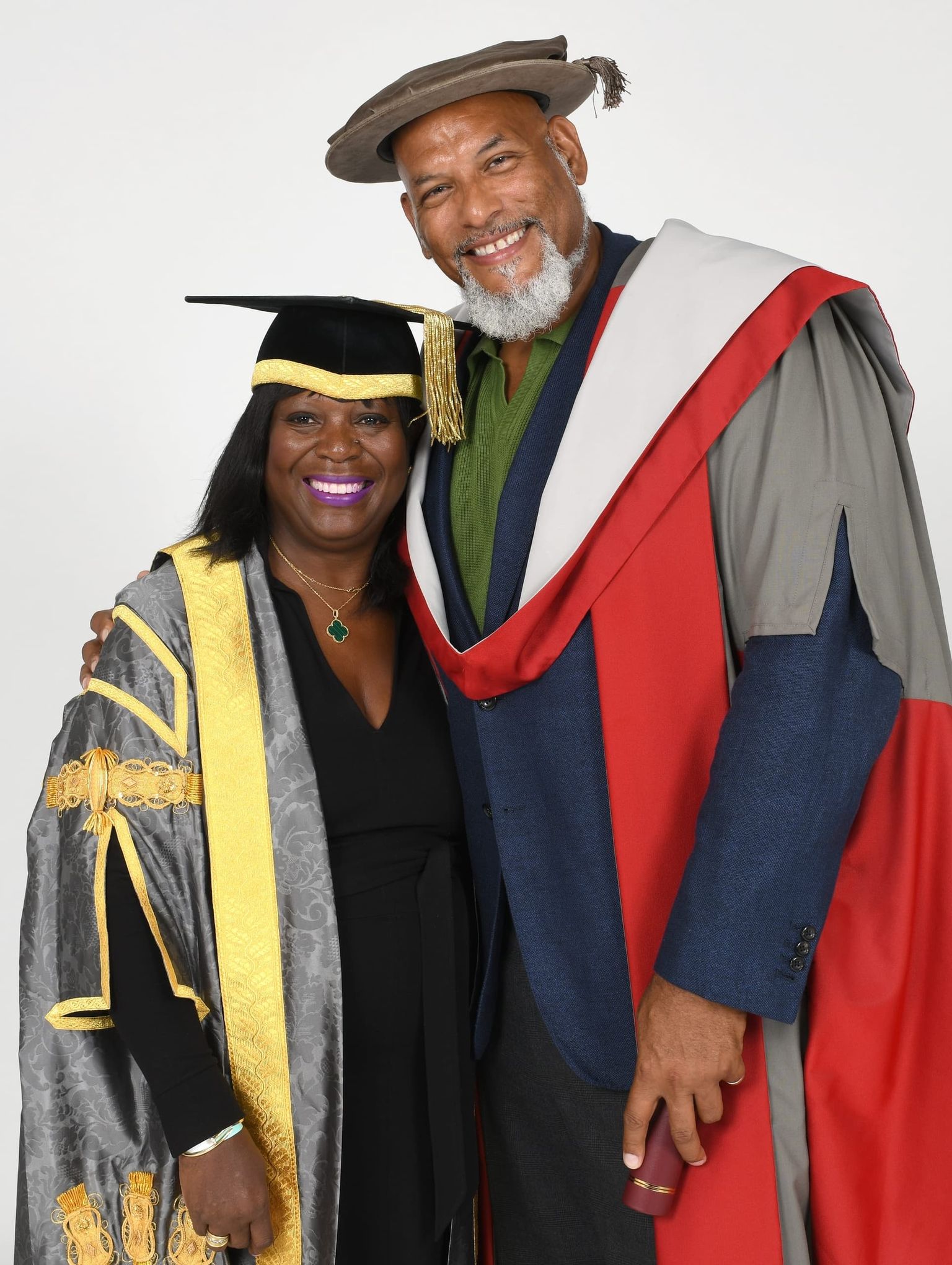 John Amaechi with Heather Melville in 2024